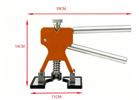 Car Dent Repair Tool Kit, Auto Body Sheet Metal Puller for Dents & Dings Removal, Sheet Metal Repair Machine with 18Pcs Pulling Tabs, Practical Vehicle Maintenance Accessory for DIY Car Restoration
