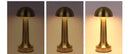 3-Color Dimmable LED Table Lamp Silver Dumbbell A Style, USB Rechargeable Versatile Simple, Desk Study Eye-Caring Light, Suitable for Christmas Gifting