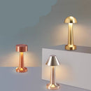 3-Color Dimmable LED Ambient Lamp Gold Dumbbell C Style, USB Charging Elegant Metal, Vanity Table Soft Fill Light, Nice Christmas Present