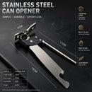 Simple Manual Stainless Steel Can Opener Multi Purpose Kitchen Tool