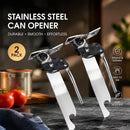 Simple Can Opener 2 Pack Stainless Steel Manual Kitchen Opening Tool