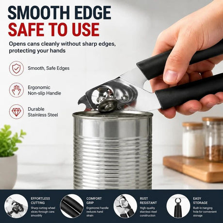 Upgraded Can Bottle Opener Set of 2 Multi Functional Household Gadget