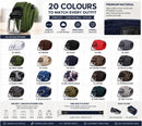 Black 125cm Woven Canvas Belt Elastic Stretch Unisex Fashion Golf Trouser Belt