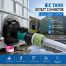 S60*6 Hose Coupling With Shut Off Switch IBC Tote Outlet Fitting