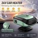12V White Auto Heating Blower Fast Heating For Sedan Cab
