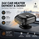 24V White Truck Cab Heater Quick Windshield Defogging Warmer