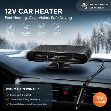 24V White Truck Heating Blower High Power Cab Defroster