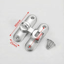 2Pcs No-Drill Door Latch Buckle with Screws