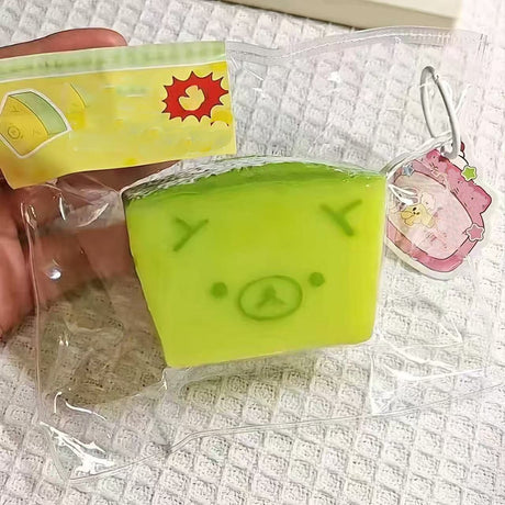 Honey Melon Stress Relief Squishy Toy Yellow