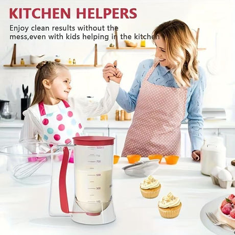 Purple Cake Batter Dispenser