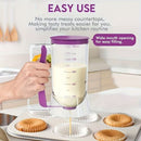 Purple Cake Batter Dispenser