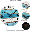 Wooden Wall Clock No.1, 10 Inch