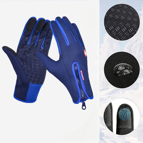 Upgraded Thermal Cycling Gloves - Blue L