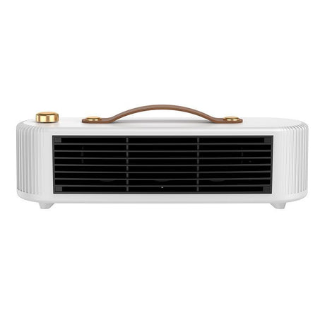 White Desktop Space Heater for Home, Fast Heating Room Warmer for Bedroom, Whole-Room Heater Suitable for Home, Office, or Workplace