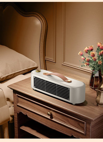 Green Desktop Space Heater for Home, Fast Heating Room Warmer for Bedroom, Whole-Room Heater Suitable for Home, Office, or Workplace
