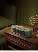 Green Desktop Space Heater for Home, Fast Heating Room Warmer for Bedroom, Whole-Room Heater Suitable for Home, Office, or Workplace