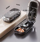 2pcs Cream White Pill Cutter (1/2, 1/3 & 1/4 Cutting)
