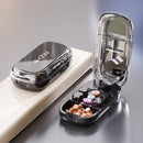 2pcs Starry Black Pill Cutter (1/2, 1/3 & 1/4 Cutting)