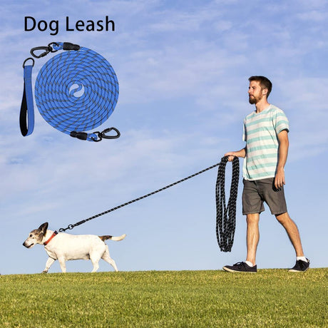 Dog Retractable Leash - Royal Blue, 1.0×5m