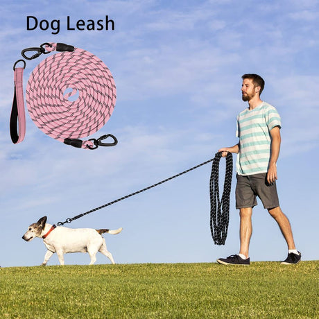 Dog Retractable Leash - Light Pink, 1.0×5m