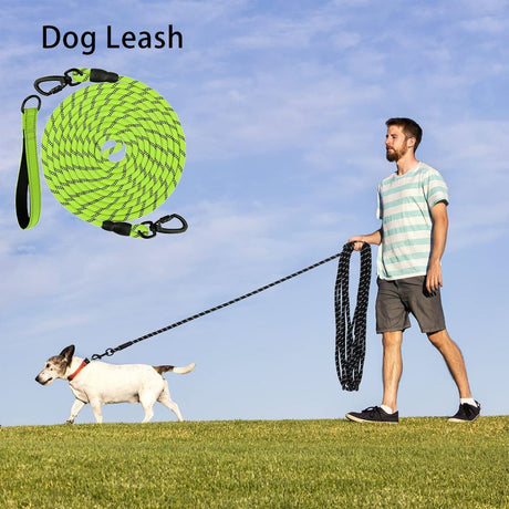 Dog Retractable Leash - Green, 1.0×10m