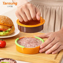 4Pcs Round Hamburger Patty Press Maker Tool Set white