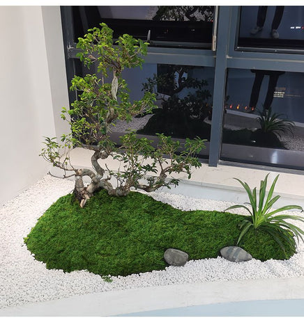 100g Dark Green Artificial Moss