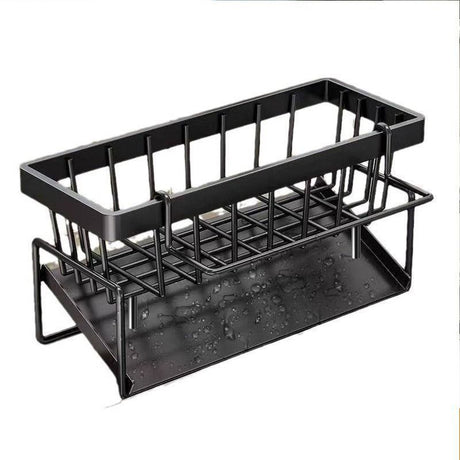 Low Profile Tilted Dish Drying Rack Cream White