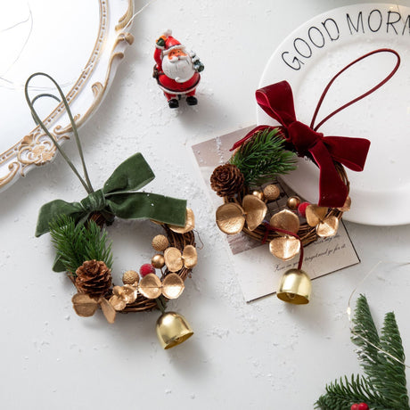 D2 Pinecone Double Bells Red 2 Pack