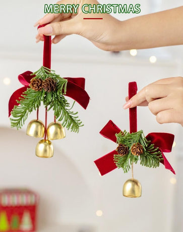 D2 Pinecone Double Bells Red 2 Pack