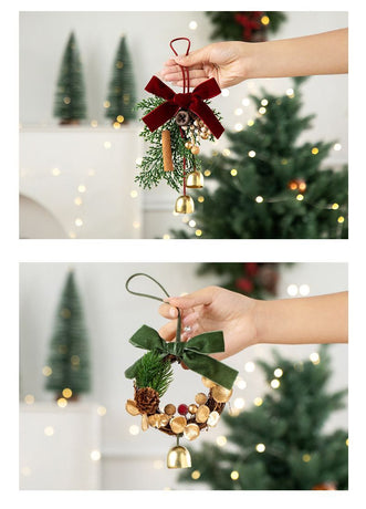 D2 Pinecone Double Bells Red 2 Pack