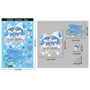 8 Styles Christmas Window Stickers Pack