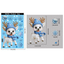 8 Styles Christmas Window Stickers Pack