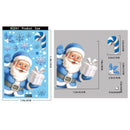 8 Styles Christmas Window Stickers Pack