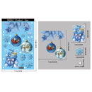 8 Styles Christmas Window Stickers Pack