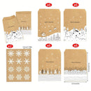Christmas Mini Paper Bags S894, 24 Pieces