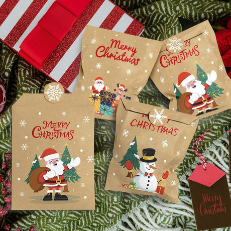 Christmas Mini Paper Bags S894, 24 Pieces
