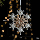 2pcs Snowflake A Christmas Ornament Props