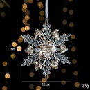 2pcs Snowflake B Christmas Ornament Props