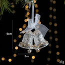 2pcs Bell Christmas Ornament Props