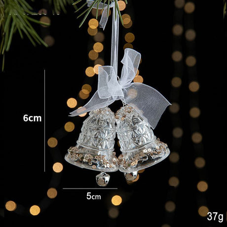 2pcs Bell Christmas Ornament Props