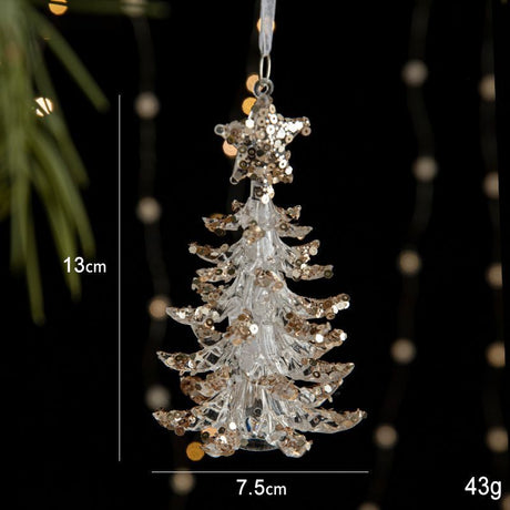 2pcs Christmas Tree Christmas Ornament Props