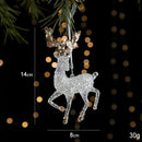 2pcs Walking Reindeer Christmas Ornament Props