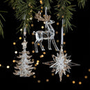 2pcs Walking Reindeer Christmas Ornament Props