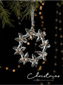 2pcs Sitting Reindeer Christmas Ornament Props