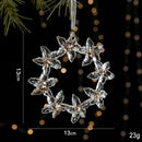 2pcs Wreath Christmas Ornament Props