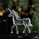 2pcs Unicorn B Christmas Ornament Props