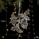 2pcs Leaf Christmas Ornament Props