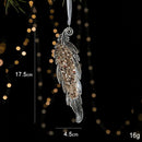 2pcs Feather Christmas Ornament Props