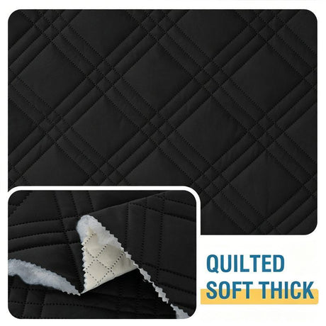 Electric Recliner Sofa Cover - Smoky Cyan